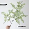 Nuevos Paquetes de Ramas Artificiales Largas y Cortas de Helechos de Alambre de Hierro, Agujas de Pino, Plantas Verdes de Hierba Persa, Adornos de Decoración para el Hogar y Bodas, Flores Artificiales