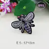 Pegatinas de Tela para Ropa Abejas Pequeñas Bordado Parche de Dibujos Animados Pegatinas Comercio Exterior Pegatinas Termoadhesivas Bordado Sellos Bordados Accesorios de Decoración para Abrigos y Sudaderas