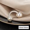 Broche Estilo Barroco para Mujer Botón Sencillo para Cárdigan Pin Fijo Ropa Cuello en V Cuello de Camisa Hebilla Decorativa de Pañuelo de Seda