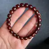 India Sándalo Rojo Hoja Pequeña Pulsera de Cuentas Barril Estrella Dorada Completa Sándalo Tipo Antiguo Pulsera de 108 Cuentas para Hombres y Mujeres Juguete Cultural de Madera Cuentas Budistas