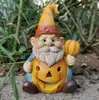 Decoraciones de Calabaza de Halloween para Personas Mayores Transfronterizas Nuevas Estatuas Muebles para el Hogar Decoración de Patio Artesanías de Resina