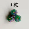 Dados de constelación de 20 mm dados de número de constelación de 12 caras juego de tres piezas dados de las doce constelaciones dados de la suerte en stock