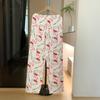 Pantalones de Pijama de Gato de Dibujos Animados Nuevos de Primavera y Verano para Mujer Sueltos Estilo Coreano para Casa Casual Conjunto de Novia Pijamas Pantalones Largos