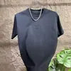Ins2026 Nova Roupa Masculina de Verão Clássica Tendência Versátil Gola Redonda Manga Curta Moda Camiseta Masculina de Alta Qualidade Manga Meia