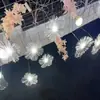 Novos Adereços de Casamento Luzes Decorativas de Atmosfera Decoração de Salão de Casamento Layout de Local Externo Luzes de Corda para Pendurar na Janela