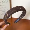 Diadema de Tela con Estampado Floral Pequeño Estilo Coreano para Mujer Estilo Fresco Dulce Diadema Lujo Ligero Sensación de Gama Alta Accesorio para el Cabello Versátil Venta al por Mayor