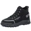 Otoño 2026 Nuevas Botas Martin para Hombre Estilo Británico Botas de Trabajo Moda Coreana Zapatos de Senderismo Zapatos de Hombre de Moda