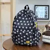 Mochila con Estampado de Estrella Americana Estilo Calle Genial Personalidad Estudiante Fiesta Para Clase Viaje Diario Mochila de Ocio