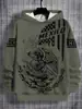 Patrón de Bandera Mexicana Impresión 3D Transfronterizo Nuevo Sudadera con Capucha Casual para Hombre Venta Directa de Fábrica Suministro