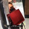 Bolso Grande de Piel de Vaca Encerada para Mujer, Bolso de Mano de Alta Gama para el Trabajo, Bolso de Hombro Grande Nuevo Retro Tendencia 2026