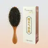 Pente de Cabelo de Crina de Porco Sândalo Pente com Almofada de Ar Cabelo Fofo Massagem Meridianos do Couro Cabeludo Pente de Cabelo Pente com Cápsula de Ar Feminino Casa