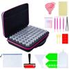 Caja de herramientas de taladro de punto para productos nuevos, juego completo para pintura de diamantes, bolsa de almacenamiento para taladros secundarios, 60 tanques de almacenamiento, caja portátil