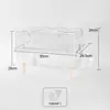 Jaula para Hámster Villa de Lujo Hámster Dorado Acrílico Transparente Caja de Cría Barata Grande Nido Decorativo