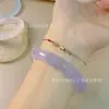 Pulsera de Joyería con Piedra Ojo de Gato Color Azul Hielo Luna Blanca Dorada Champagne de Gama Alta Tienda de Oro Transmisión en Vivo de Conferencia de Negocios Regalo Popular
