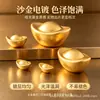 Lingotes de Oro de Imitación Sólidos Adorno Dorado Diez Mil Lingotes Lingotes de Oro Atracción de Riqueza Olla para Reunir Tesoros Decoración Recepción de Tienda Regalo de Inauguración