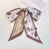 Caixa de Presente Festival do Meio Outono Lenço de Seda Gravata Feminina Faixa de Cabelo Quebrada Acessórios de Cabelo com Laço Bolsa de Fita Pequeno Presente Acompanhante