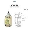 CNTD Changde micro-curso CWLCA12-2-Q L2-2 LD LD2 Interruptor de limite vertical elemento de contato