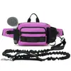 Nova guia à prova de explosão transfronteiriça para cães médios e grandes, bolsa de cintura multifuncional com garrafa de água, bolsa de cintura para esportes ao ar livre