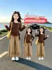 Conjunto de Ropa de Otoño para Niñas 2026 Nuevo Estilo Moda Infantil Elegante Estilo Coreano Casual Conjunto de Dos Piezas Ropa Estilo Primavera y Otoño para Niñas