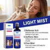 Spray de Cuidados com a Pele para Pets Universal Limpeza e Conforto da Pele do Corpo do Pet Spray de Cuidado para Uso Externo Sem Enxágue