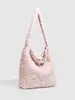 Bolso Peludo de Nuevo Diseño Nicho Estilo Coreano de Invierno, Versátil para el Trabajo, Gran Capacidad, Salida Casual, Bolso de Hombro de Moda