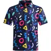 Verano 2024 Europa y Estados Unidos transfronterizo para hombre impresión digital 3D de oficina para el día a día juvenil para hombre casual playera POLO