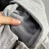 Sudadera con capucha y cremallera, gruesa, casual, nuevo estilo de otoño, corte holgado, cárdigan versátil, top liso para mujer