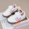 Zapatillas deportivas infantiles estilo coreano, nuevo modelo primavera 2026, zapatillas versátiles estilo coreano para niñas, zapatillas blancas elegantes para niños