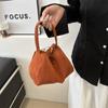Bolso de Pana para Mujer, Gran Capacidad, Nuevo Estilo Primavera 2026, Bolso Cruzado de Hombro Versátil, Bolso Almohada de Alta Gama para Mujer
