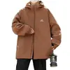 Chamarra de Trabajo con Capucha para Exteriores Estilo Japonés de Primavera y Otoño para Mujer, Diseño de Pareja, Estilo de Nicho, Chaqueta de Senderismo Estilo Novio