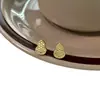 Brincos Pequenos de Abóbora Dourada Quebrada para Mulheres, Luxo Leve de Nicho de Alta Qualidade, Exquisitos, Novo Estilo Chinês, Tendência Nacional, Acessórios de Brincos