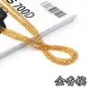 Cuentas de Cristal de Vidrio con Forma de Rombo, Cuentas de Cristal de Colores Transparentes con Punta, Accesorios de Ropa de Doble Punta, Componentes para Joyería DIY, Piedras Sueltas para Joyería