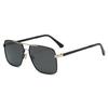 Gafas de sol de metal transfronterizas para hombre, gafas de sol polarizadas para conducir, pescar, gafas de sol para piloto, gafas de sol anti-ultravioleta, luz intensa