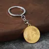 Llavero de Bitcoin transfronterizo, moneda virtual conmemorativa de perro, moneda coleccionable, colgante creativo, accesorio, pequeño regalo al por mayor