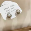 Pendientes Redondos de Alta Gama para Mujer, Personalidad de Nicho Retro Francés, Simples y Versátiles, Pendientes y Aretes de Moda
