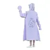 Impermeable para Adultos Bicicleta Eléctrica Largo Cuerpo Completo Antitormenta Integrado Unisex Ciclismo al Aire Libre Lindo Portátil Poncho de Lluvia