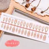 ColeçãoUnhas em Formato de Amêndoa com Estilo Europeu e Americano, Design Olho de Gato, Estilo Oceano de Luxo Único, Unhas Usáveis Dopamina, Arte de Unhas Ice, 30 Peças