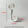 Ganchos de Plástico Cocina Baño Dormitorio Balcón Alféizar Accesorios Gancho de Tarjeta de Plástico Plano Hebilla Estante de Almacenamiento Fabricante Venta al por Mayor