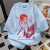 Camiseta de Manga Corta con Estampado de Letras Graffiti Nicho Estilo Coreano 2026 Verano Nueva Casual Holgada Versátil Ropa de Trabajo Superior