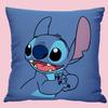 Nuevo cojín de Stitch con bonito dibujo animado de Stitch para dormir, funda de cojín para sofá o coche