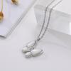 Natural Fritillaria Zircon Colar de Borboleta Verão das Mulheres High-end Cross-border Jóias Pequenas Acessórios Frescos Yiwu