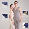 Chaleco Térmico de Invierno Derong para Hombre y Mujer con Forro Polar, Ajustado, Nuevo Modelo 2026, Ropa Interior sin Costuras de Seda Cachemira Calefactora