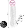 Pênis peniano vestível masculino, preservativos Wolf Tooth, alonga e aumenta o tamanho, preservativos de silicone em formato de avião, brinquedos sexuais para adultos