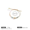 Pulsera de concha tejida con rafia transfronteriza, estilo vacación en la playa, cordón ajustable, accesorio de mano multicolor, al por mayor en stock