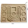 Placa de Design de Pulseira de Madeira Transfronteiriça Multi-Grades DIY Brinquedo Cultural Placa de Pulseira Artesanato Joia Instrumento Placa Bandeja de Contas