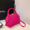 Bolsa feminina 2023 primavera novo estilo coreano moda retrô portátil shell bag simples casual ombro messenger bag para as mulheres