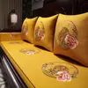 Nueva Funda de Cojín para Sofá de Palosanto Chino Muebles de Madera Maciza China Antideslizante Gama Alta Colchón Especial para Cama Luohan Cojín de Asiento