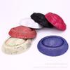 Sombrero de copa pequeño de lentejuelas de 16 cm, accesorios para horquillas para el cabello, bricolaje, embrión de sombrero hecho a mano, base para sombrero de festival, accesorios de fotografía, desnudo
