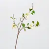 Morango artificial de alta qualidade com folhas, fruta falsa para decoração de casa, vitrine, paisagismo de jardim e adereços de fotografia