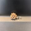 Hebilla de Botón Maillard para Cordones de Zapato, Hebilla de Zapato con Pedrería y Perlas, Decoración Rosa para Zapato, Perla de Agujero Grande, Flor de Zapato con Cuerda Anudada